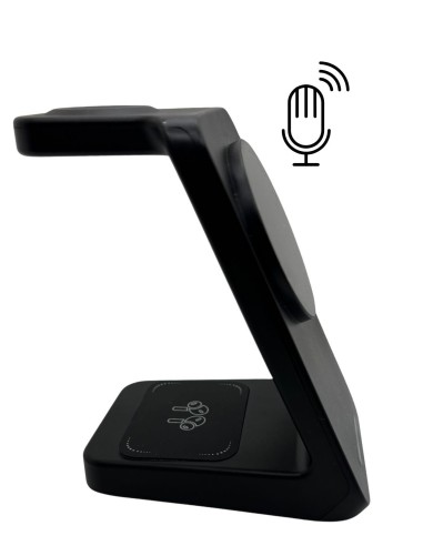 Chargeur 3 en 1 avec enregistreur audio Wi-Fi - écoute en direct discrète