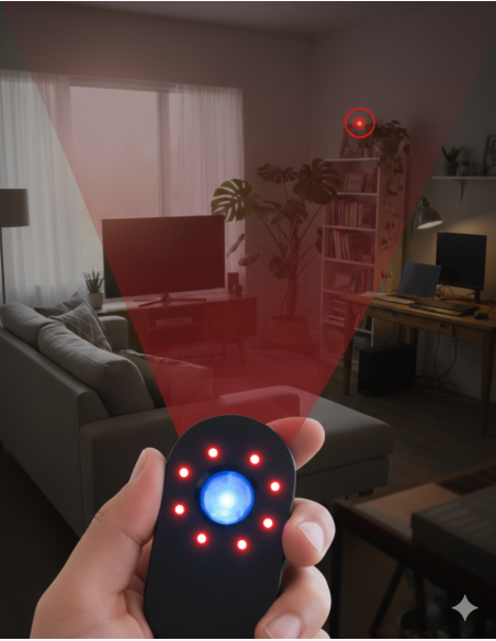 Détecteur caméra espion et traceur GPS : fréquences et ondes